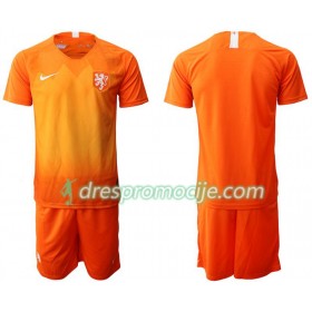 Nizozemska Dres Dječji Domaći 2019 Kratkih Rukava